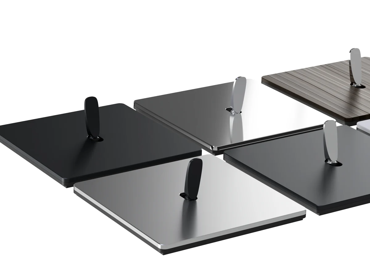 AZARO slim lever switch concept in several finish studies